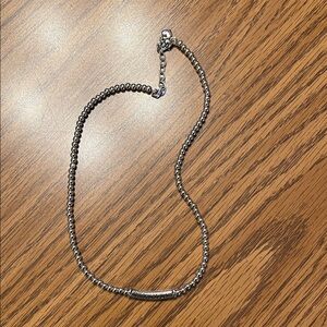 Brighton Silver Beaded Necklace